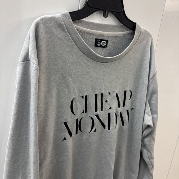 Cheap Monday Sweater Per Sweat 0240541 Gray Size XL - Picture 3 of 9